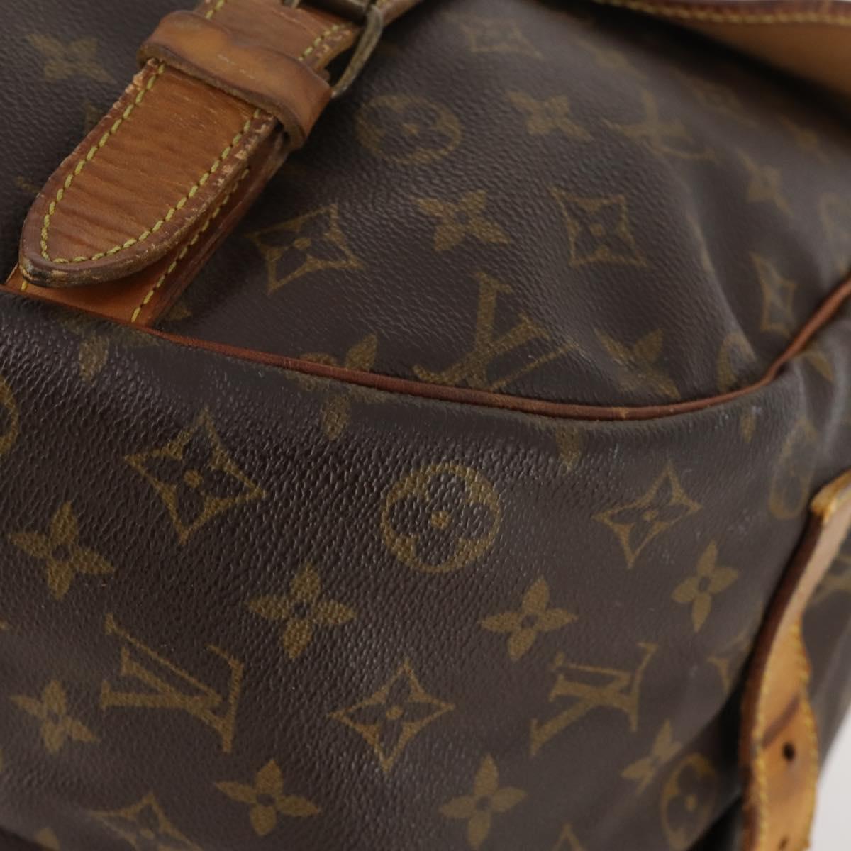 LOUIS VUITTON Monogram Saumur 43 Shoulder Bag M42252 LV Auth 175763