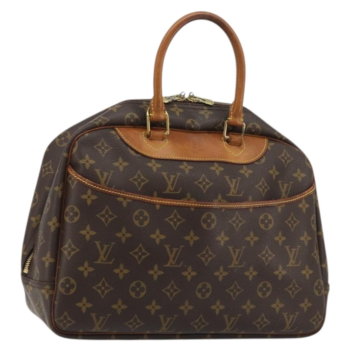 LOUIS VUITTON Monogram Deauville Hand Bag M47270 LV Auth 175766