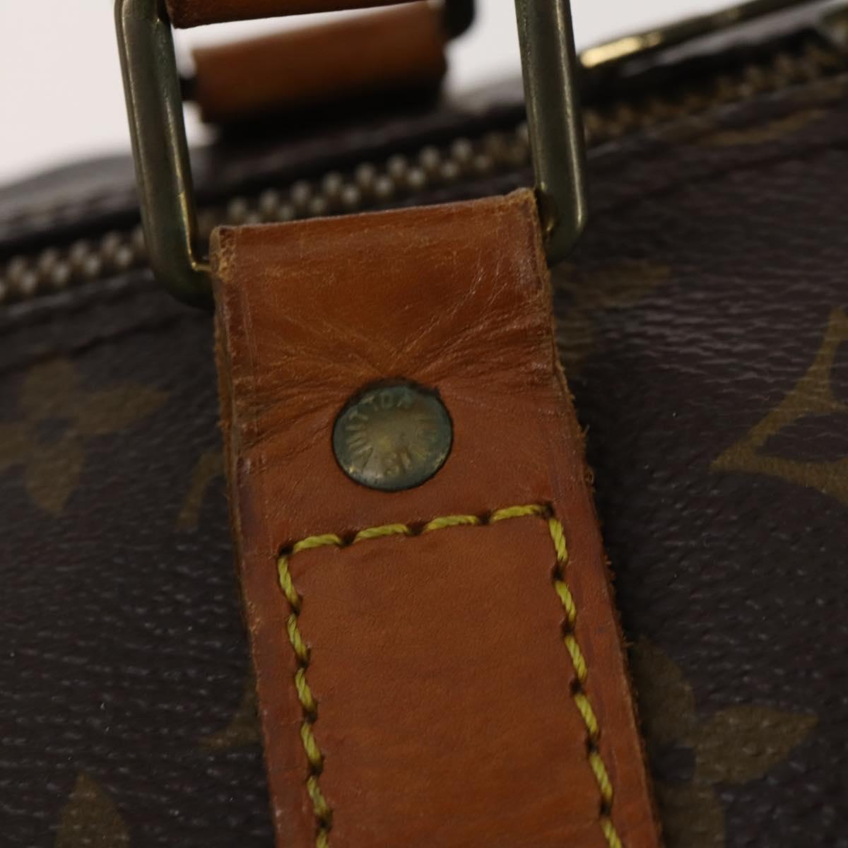 LOUIS VUITTON Monogram Keepall Bandouliere 60 Boston Bag M41412 LV Auth 175768