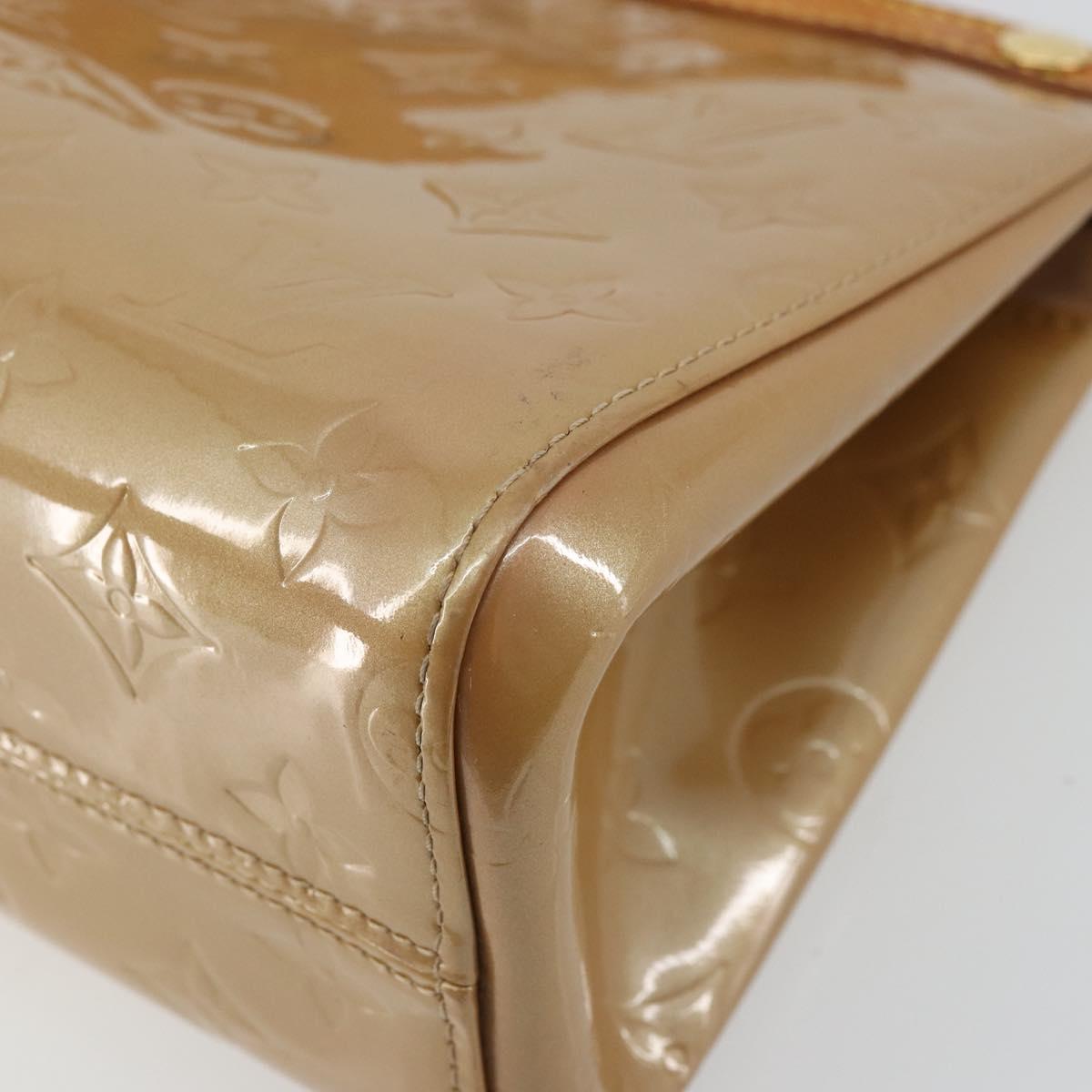 LOUIS VUITTON Monogram Vernis Roxbury Drive Bag 2Way Noisette M91372 Auth 175820