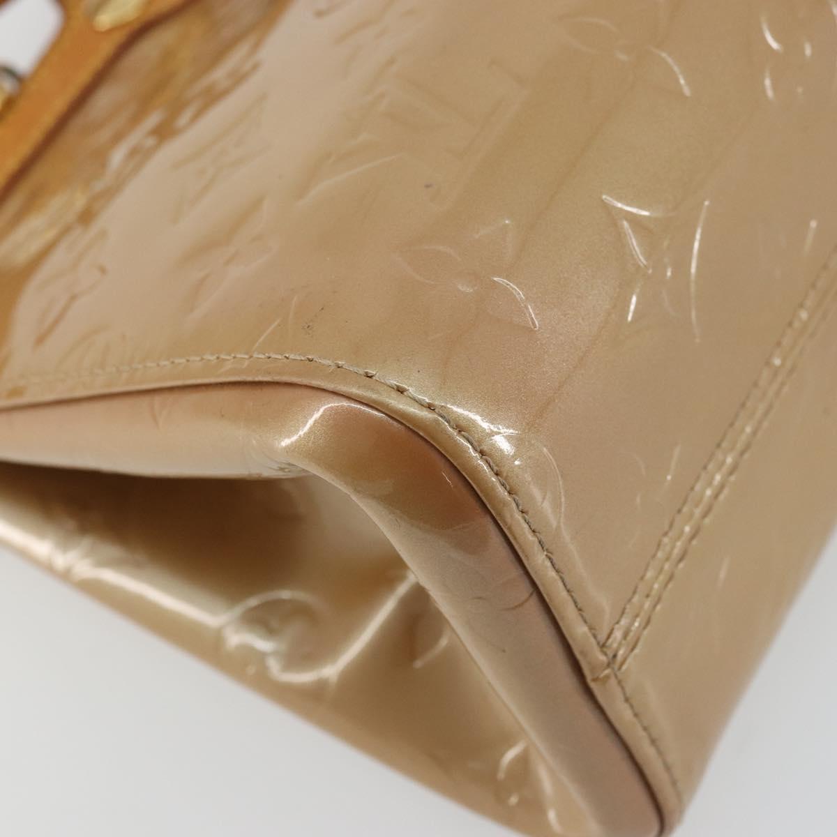 LOUIS VUITTON Monogram Vernis Roxbury Drive Bag 2Way Noisette M91372 Auth 175820