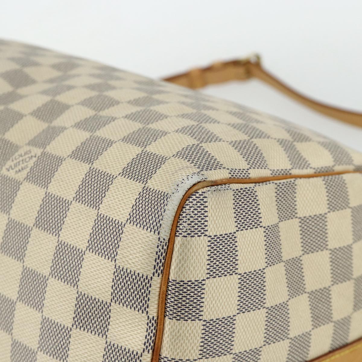 LOUIS VUITTON Damier Azur Speedy Bandouliere 35 Hand Bag N41372 LV Auth 175852