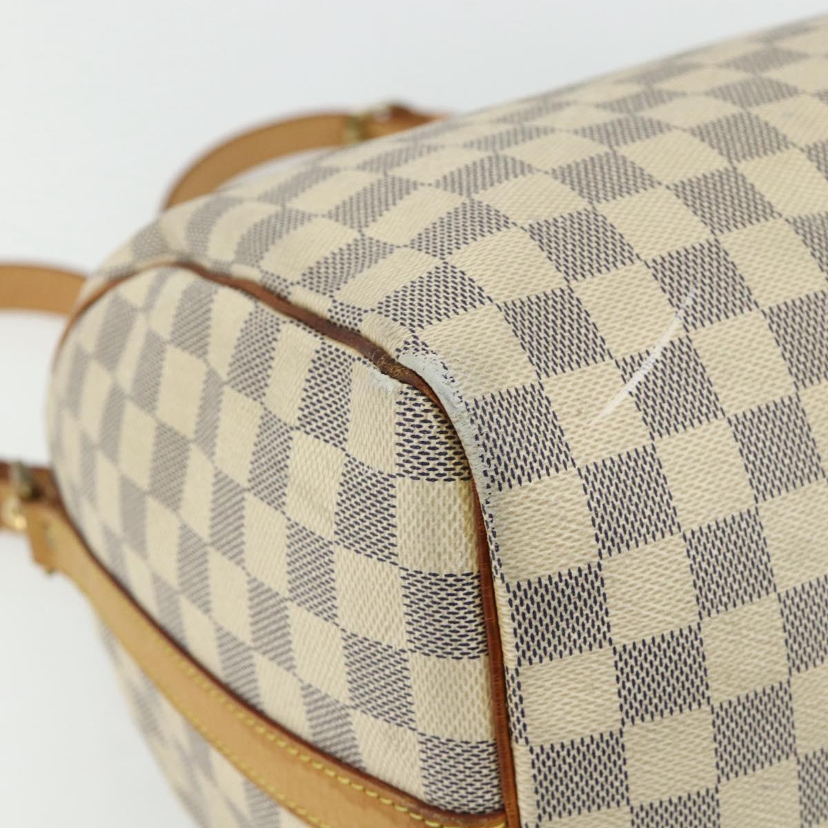 LOUIS VUITTON Damier Azur Speedy Bandouliere 35 Hand Bag N41372 LV Auth 175852