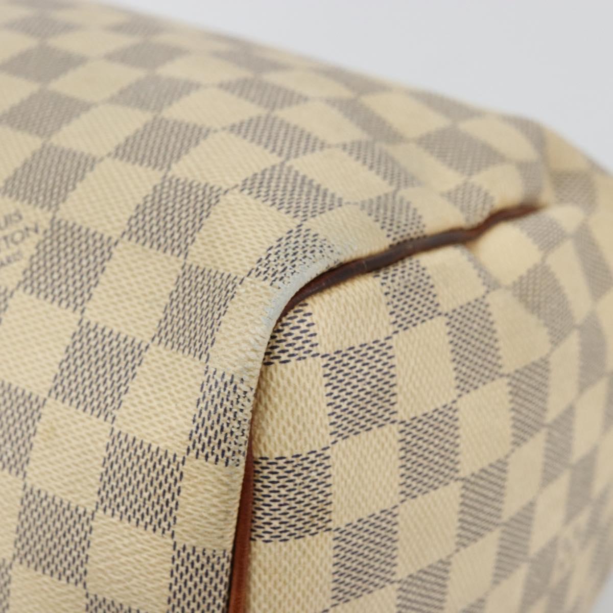 LOUIS VUITTON Damier Azur Speedy 30 Hand Bag N41533 LV Auth 175865A