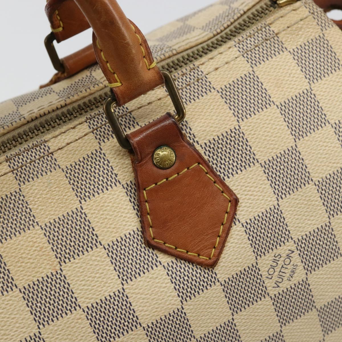 LOUIS VUITTON Damier Azur Speedy 30 Hand Bag N41533 LV Auth 175865A