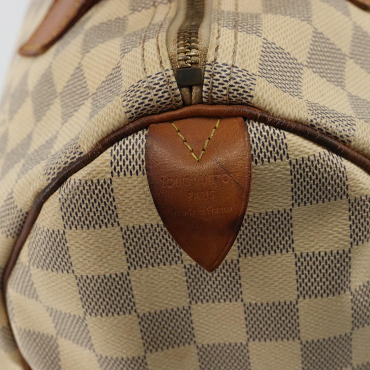 LOUIS VUITTON Damier Azur Speedy 30 Hand Bag N41533 LV Auth 175865A