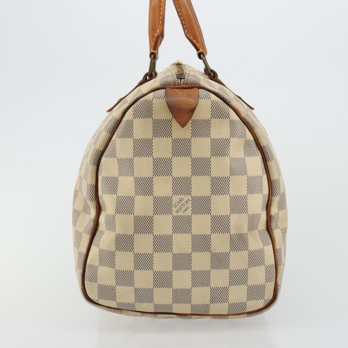 LOUIS VUITTON Damier Azur Speedy 30 Hand Bag N41533 LV Auth 175865A