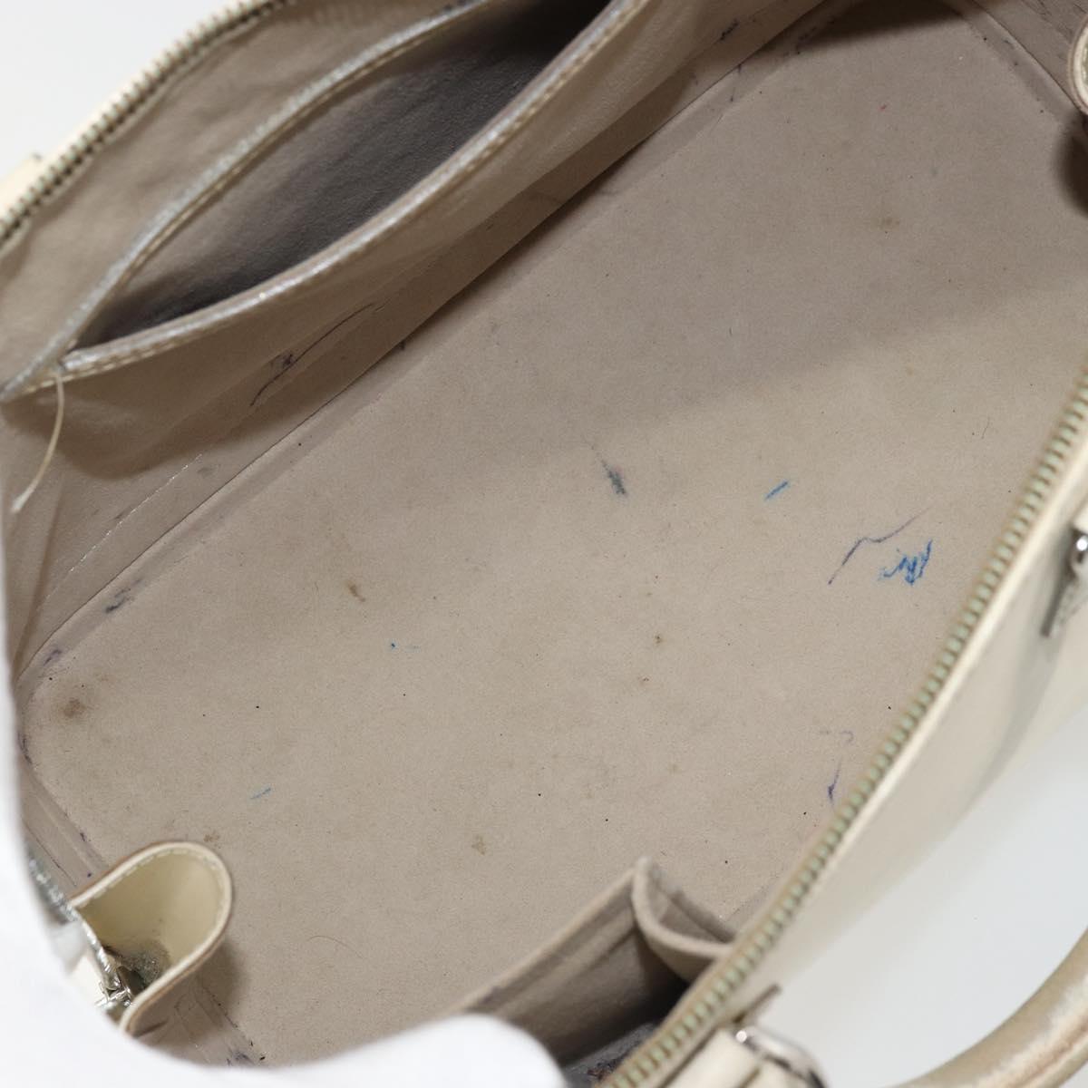 LOUIS VUITTON Epi Alma Hand Bag White Yvoire M4030J LV Auth 175869