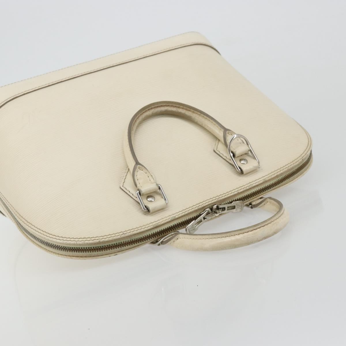 LOUIS VUITTON Epi Alma Hand Bag White Yvoire M4030J LV Auth 175869