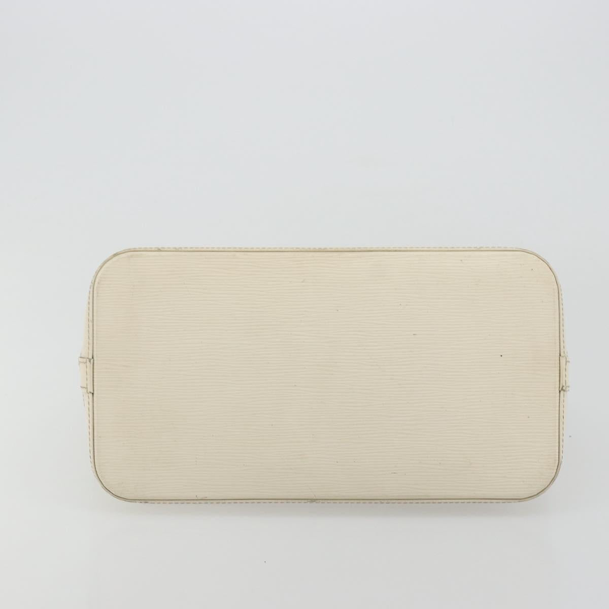 LOUIS VUITTON Epi Alma Hand Bag White Yvoire M4030J LV Auth 175869