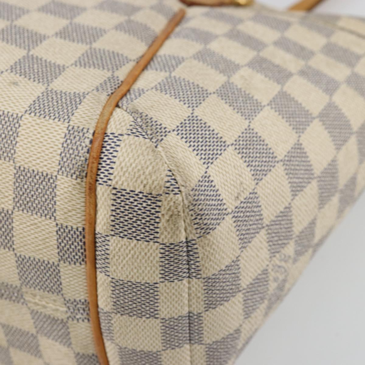 LOUIS VUITTON Damier Azur Totally PM Tote Bag N41280 LV Auth 175875