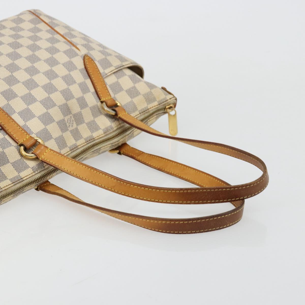 LOUIS VUITTON Damier Azur Totally PM Tote Bag N41280 LV Auth 175875