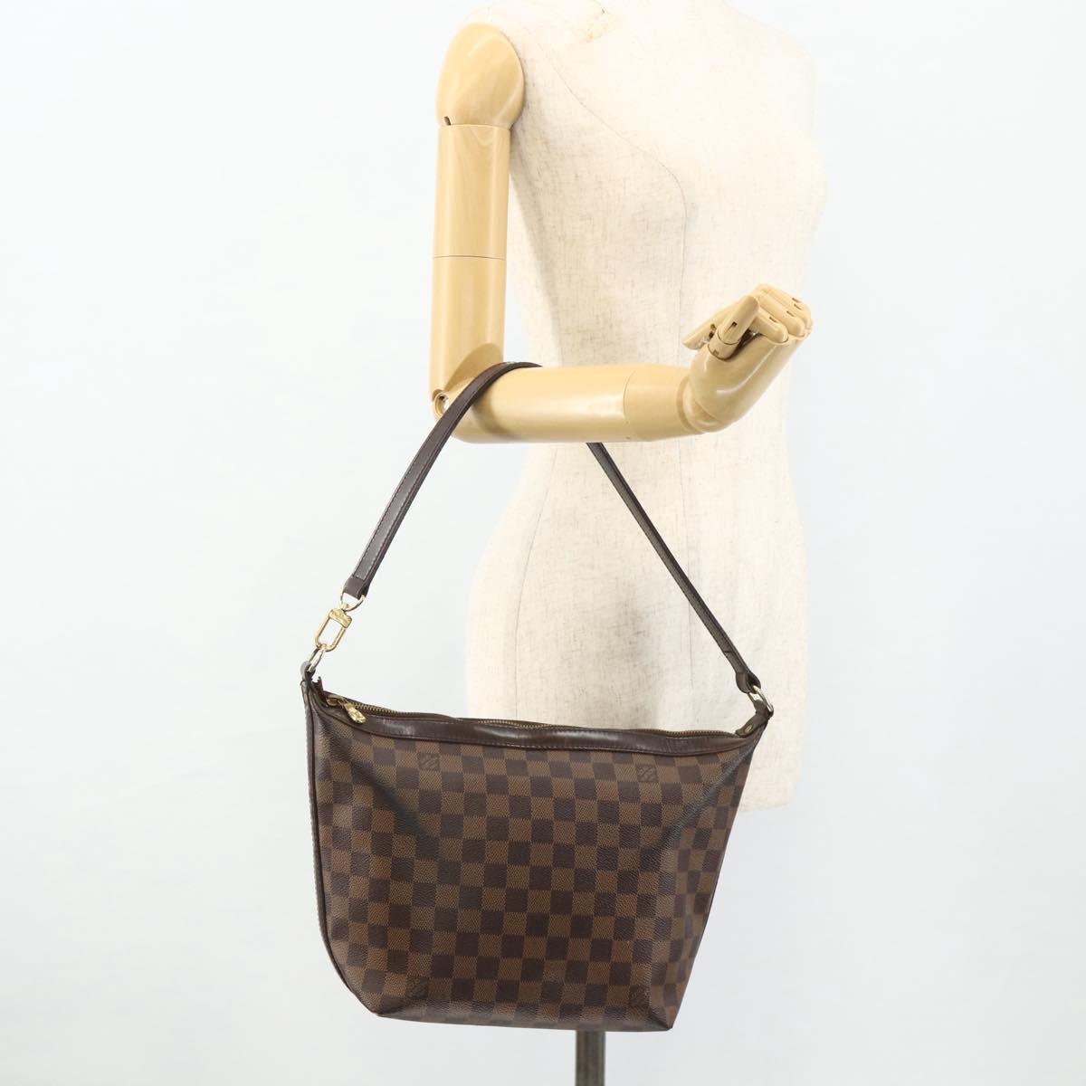LOUIS VUITTON Damier Ebene Illovo MM Shoulder Bag N51995 LV Auth 175901