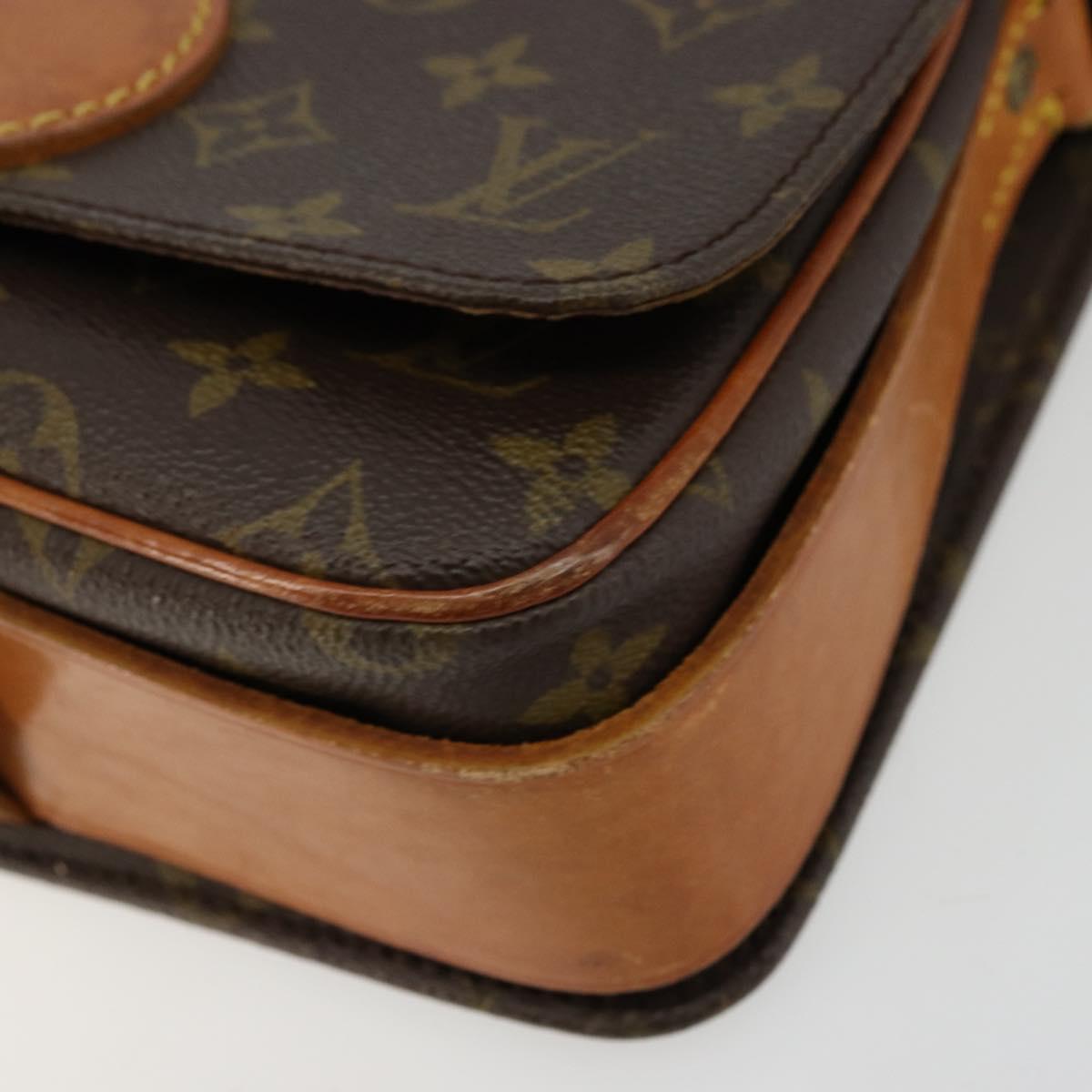 LOUIS VUITTON Monogram Cartouchiere MM Shoulder Bag M51253 LV Auth 175906