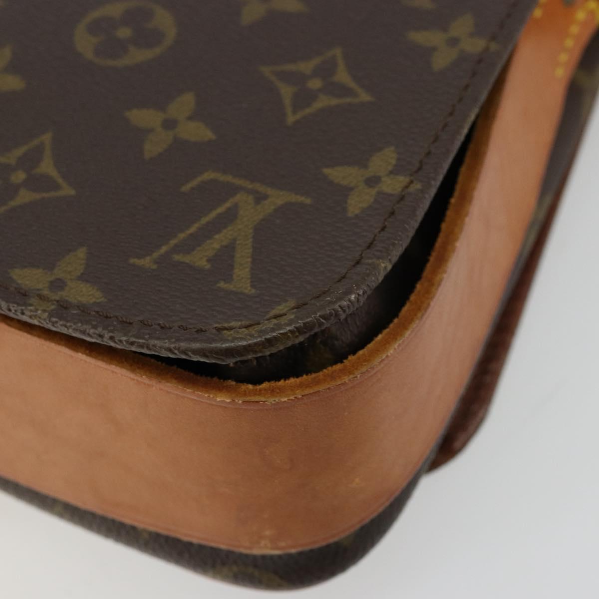 LOUIS VUITTON Monogram Cartouchiere MM Shoulder Bag M51253 LV Auth 175906