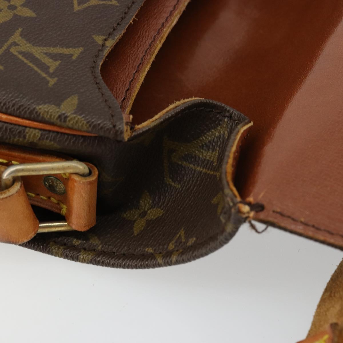 LOUIS VUITTON Monogram Cartouchiere MM Shoulder Bag M51253 LV Auth 175906