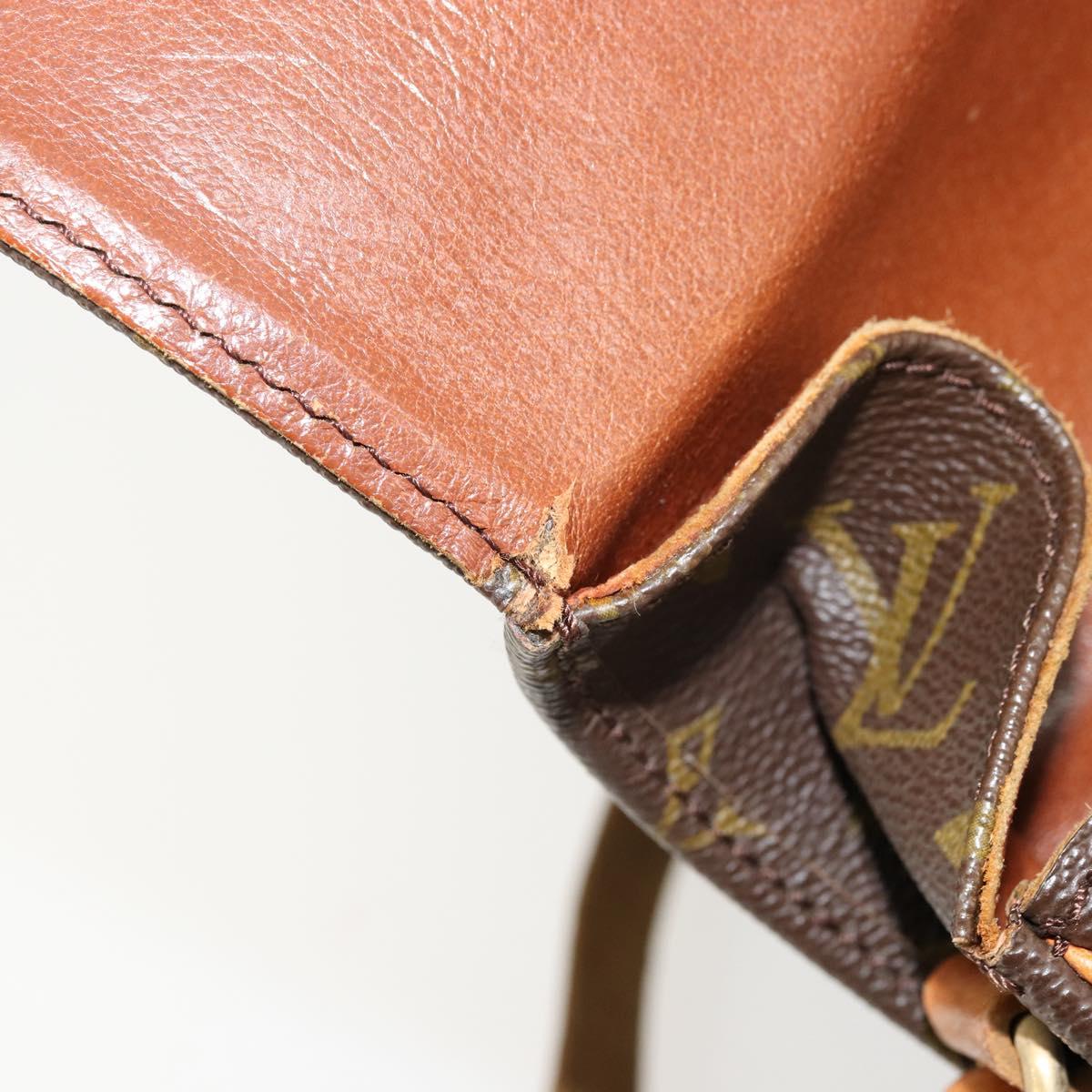 LOUIS VUITTON Monogram Cartouchiere MM Shoulder Bag M51253 LV Auth 175906