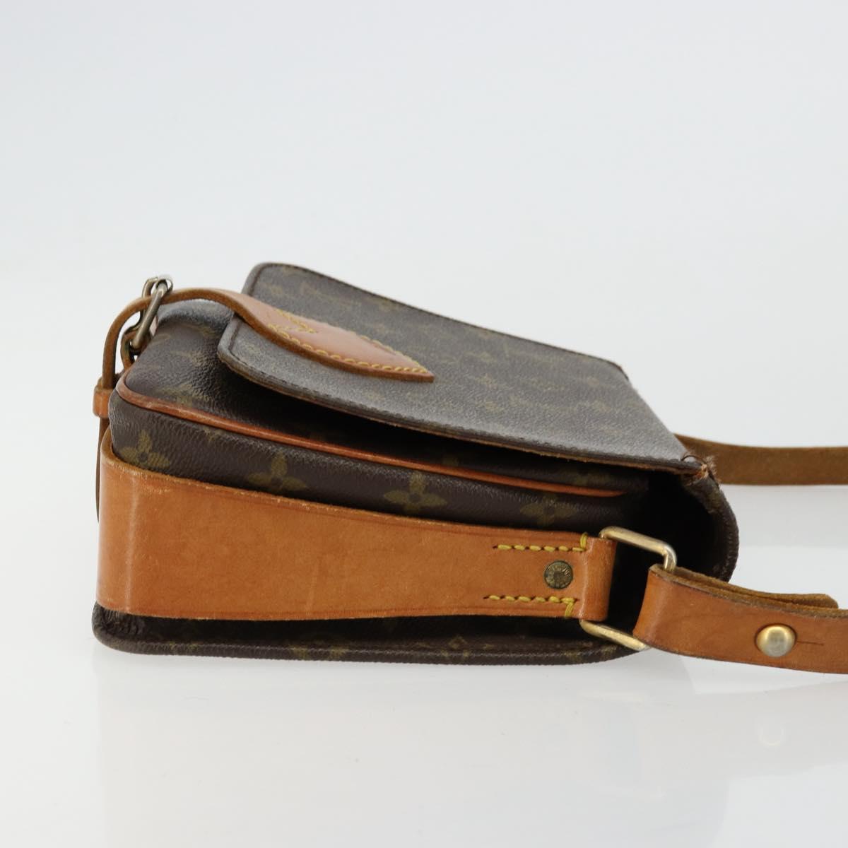 LOUIS VUITTON Monogram Cartouchiere MM Shoulder Bag M51253 LV Auth 175906