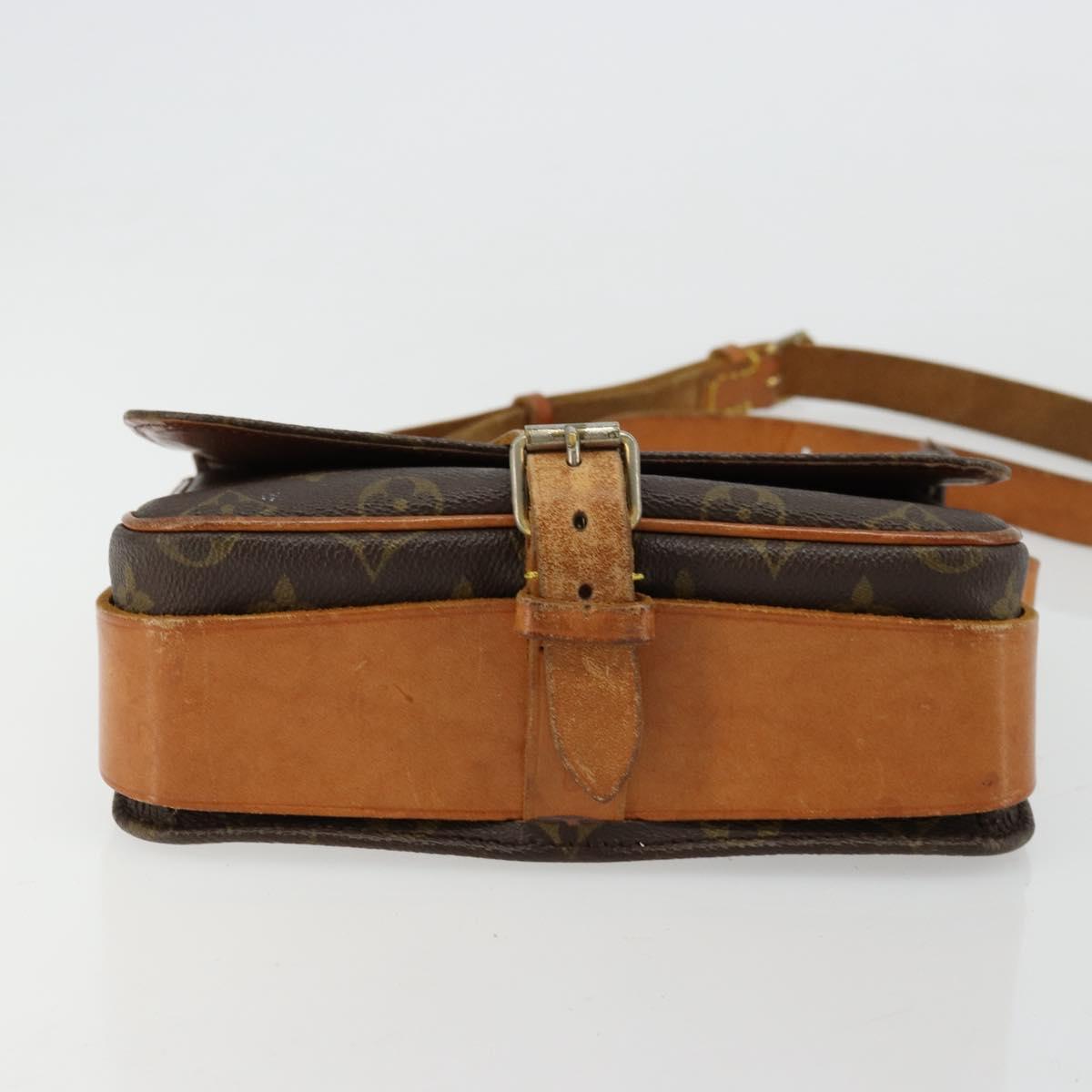 LOUIS VUITTON Monogram Cartouchiere MM Shoulder Bag M51253 LV Auth 175906