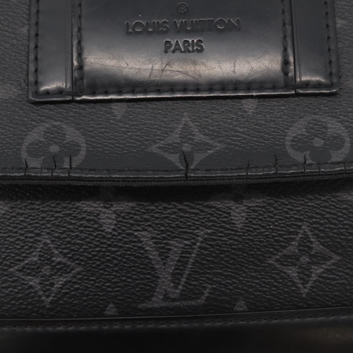 LOUIS VUITTON Monogram Eclipse Messenger Voyage PM Bag M40511 LV Auth 175908