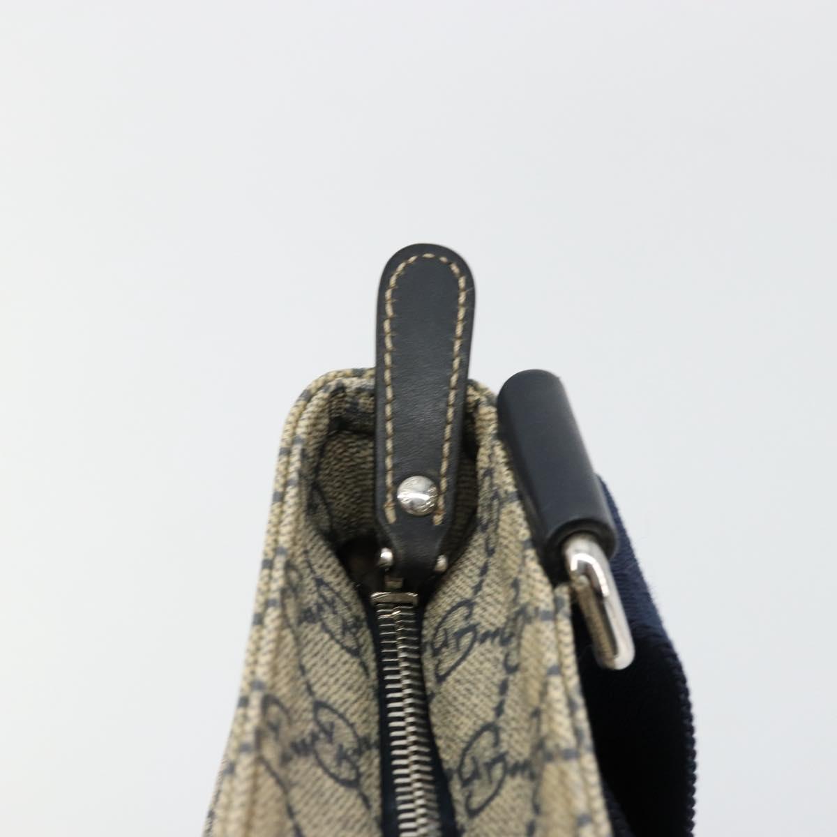 GUCCI GG Supreme Shoulder Bag PVC Beige Silver 201446 Auth 175923A