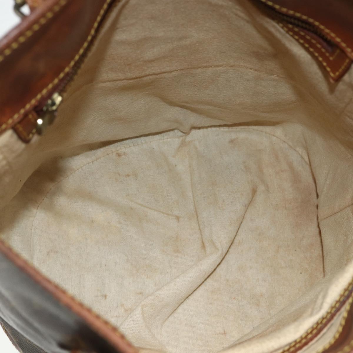 LOUIS VUITTON Monogram Bucket GM Shoulder Bag M42236 LV Auth 175936