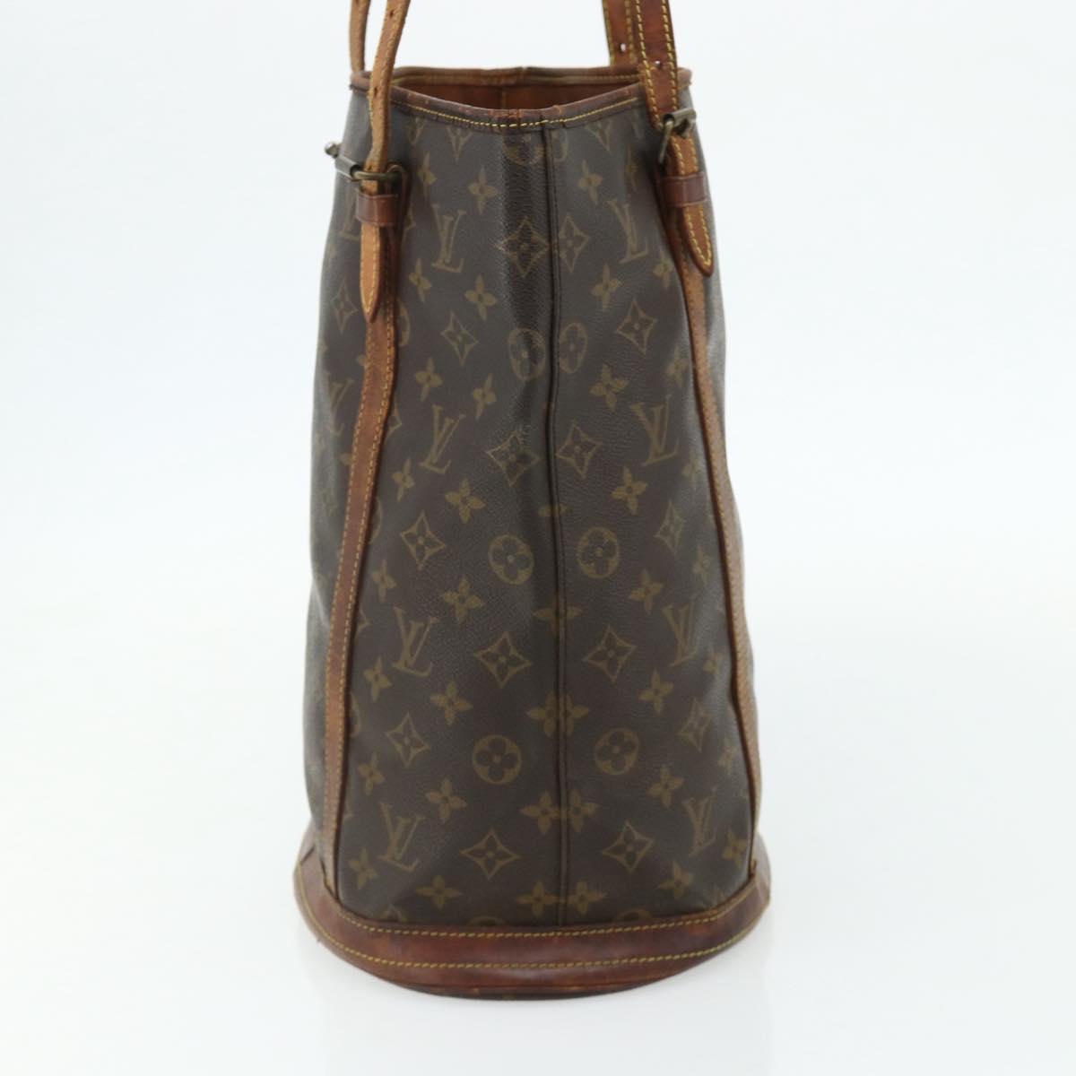 LOUIS VUITTON Monogram Bucket GM Shoulder Bag M42236 LV Auth 175936