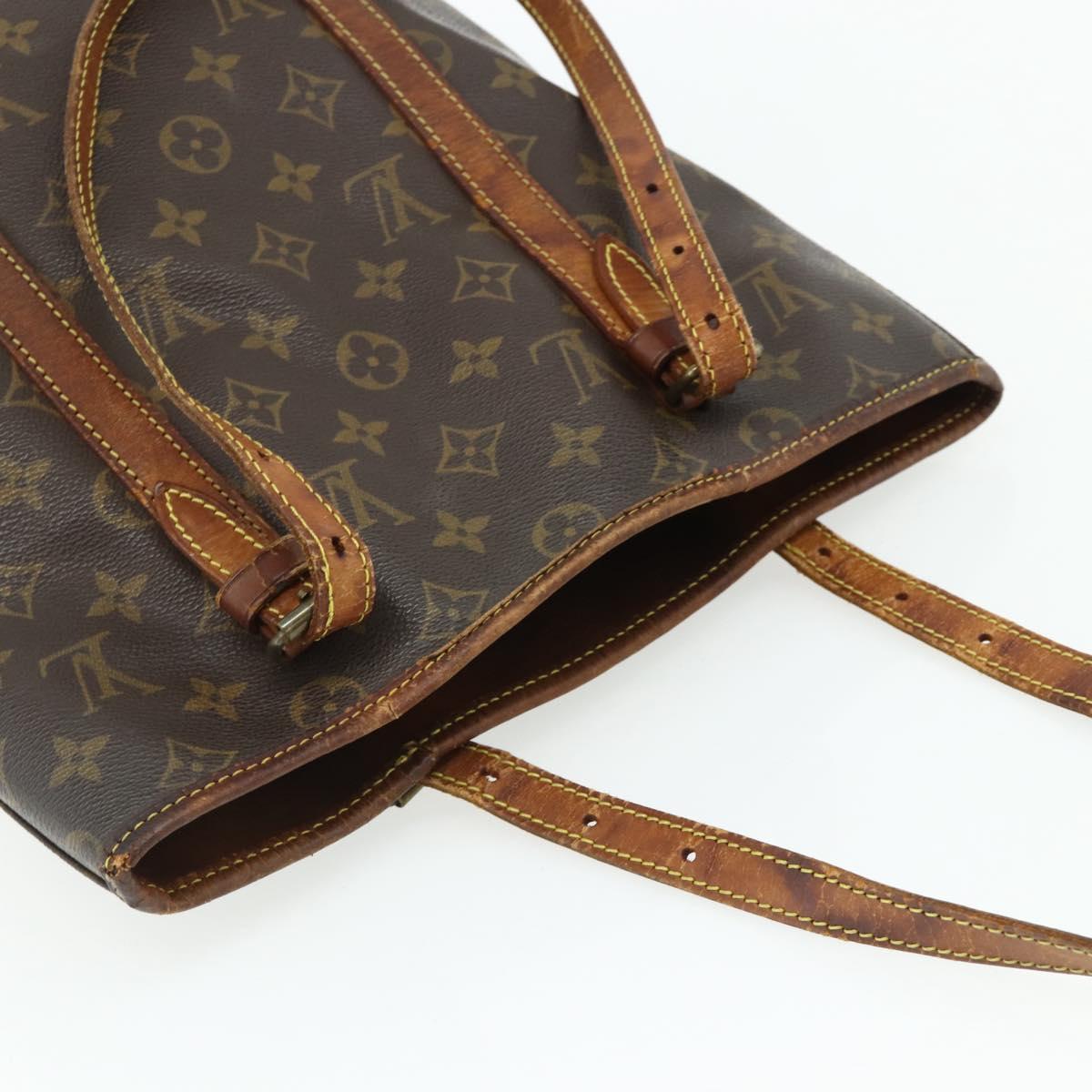 LOUIS VUITTON Monogram Bucket GM Shoulder Bag M42236 LV Auth 175936