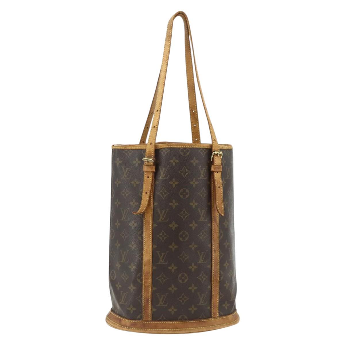 LOUIS VUITTON Monogram Bucket GM Shoulder Bag M42236 LV Auth 175952