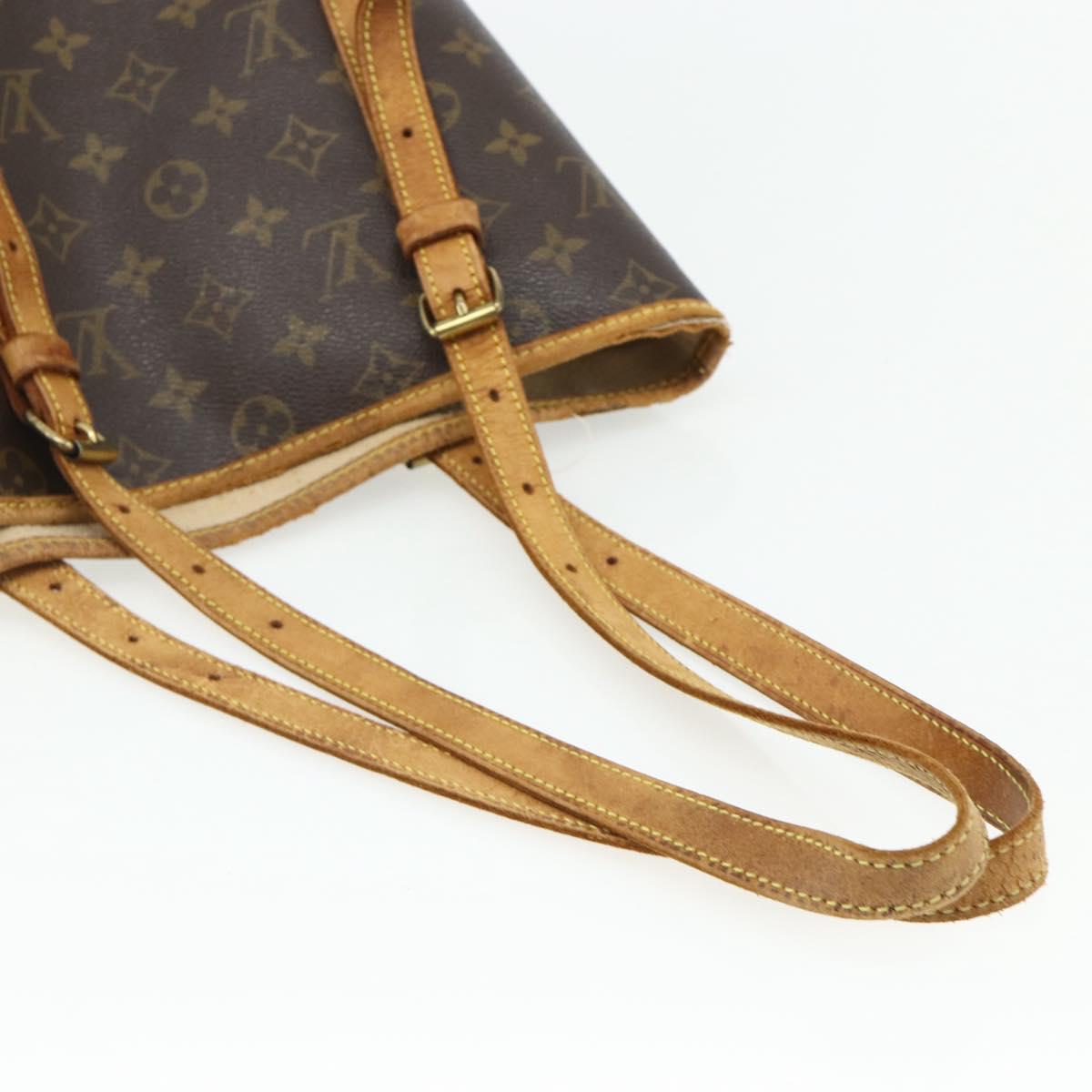 LOUIS VUITTON Monogram Bucket GM Shoulder Bag M42236 LV Auth 175952