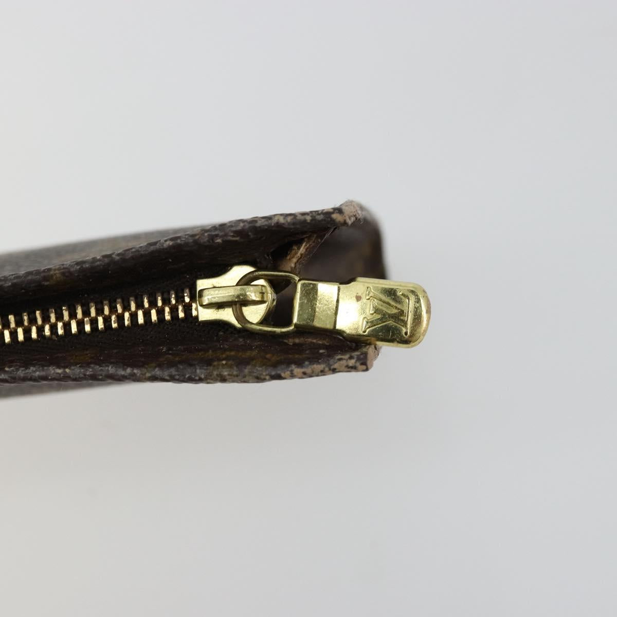 LOUIS VUITTON Monogram Bucket GM Accessory Pouch LV Auth 175953