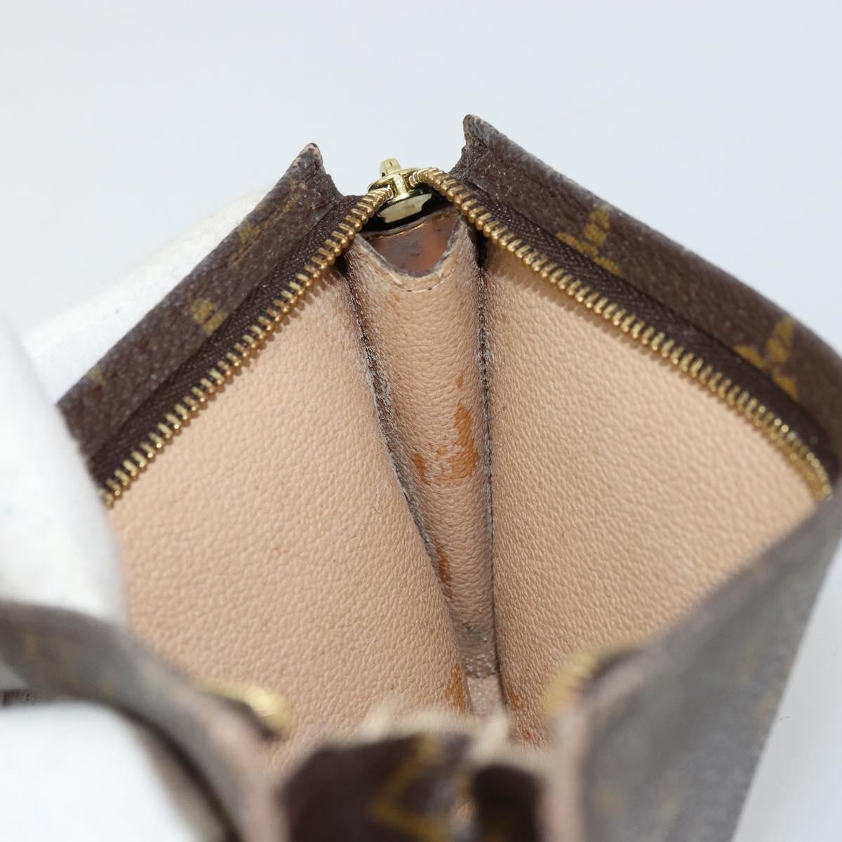 LOUIS VUITTON Monogram Bucket GM Accessory Pouch LV Auth 175953