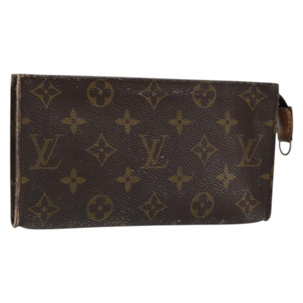 LOUIS VUITTON Monogram Bucket GM Accessory Pouch LV Auth 175953