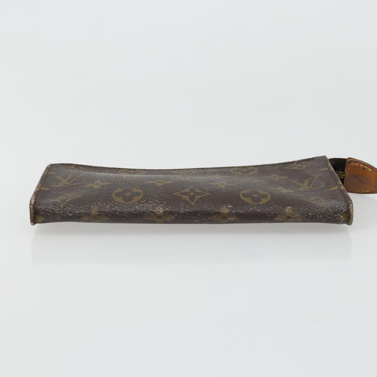 LOUIS VUITTON Monogram Bucket GM Accessory Pouch LV Auth 175953