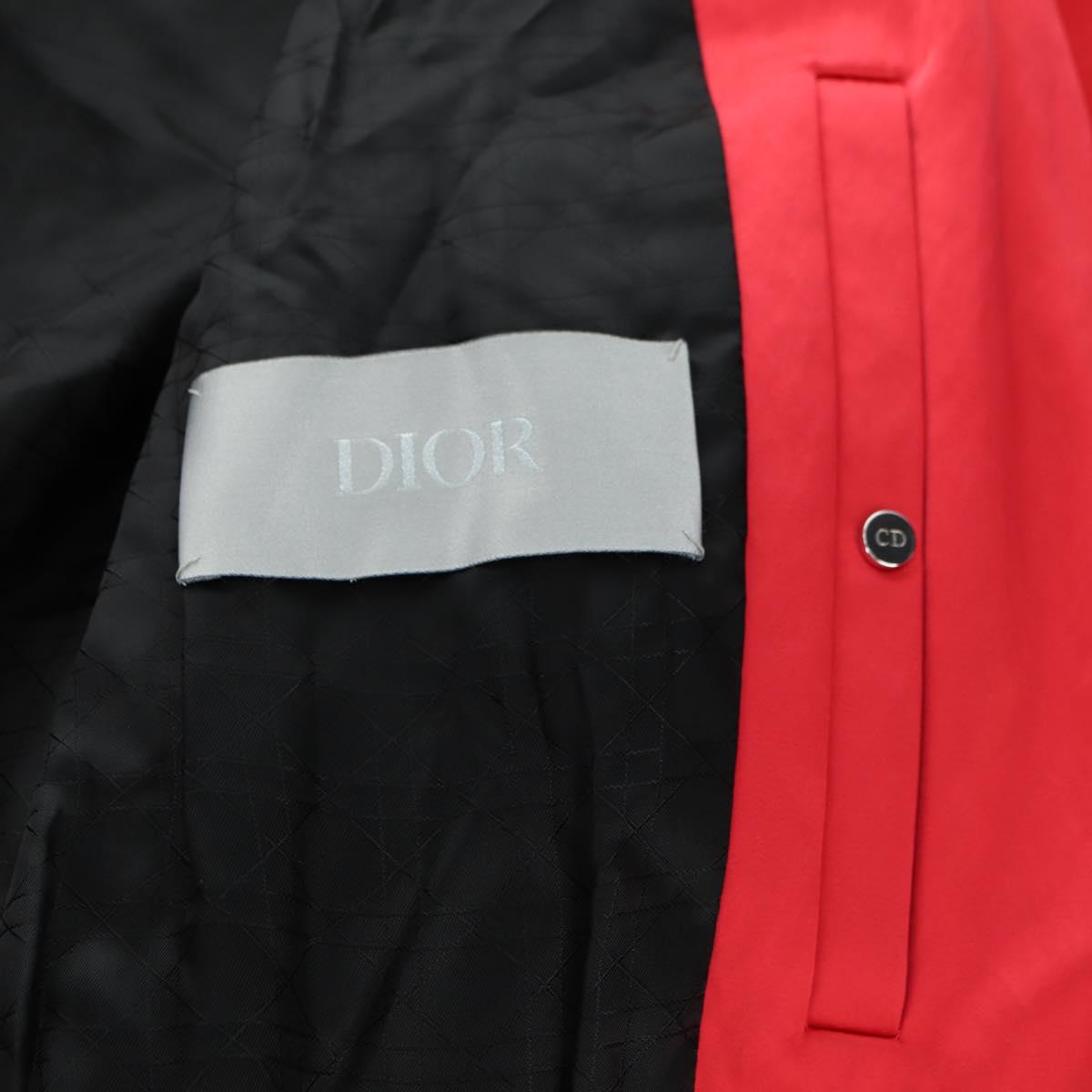 Christian Dior Bomber jacket Shawn Stussy Collaboration Nylon Red Auth 175991SM