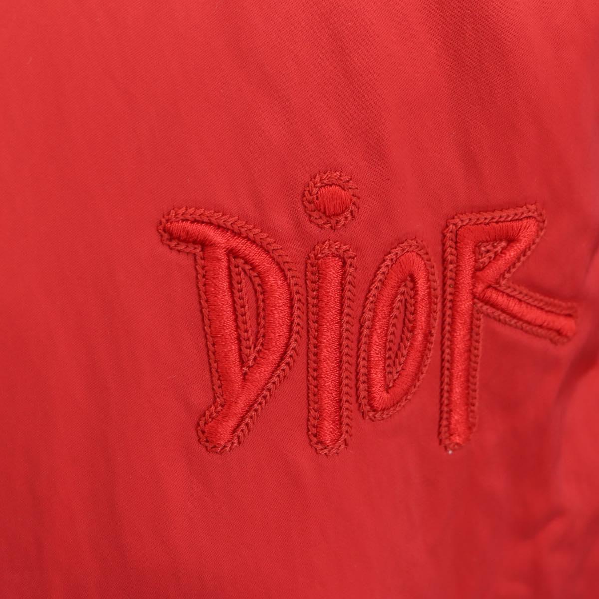 Christian Dior Bomber jacket Shawn Stussy Collaboration Nylon Red Auth 175991SM