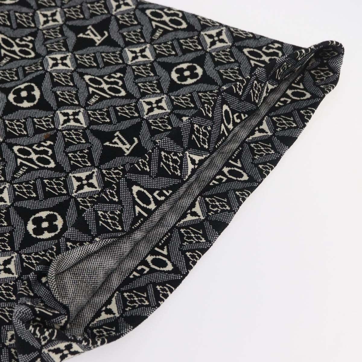LOUIS VUITTON Pre Owned 1854 Print Knit Skirt Navy LV Auth 175993A