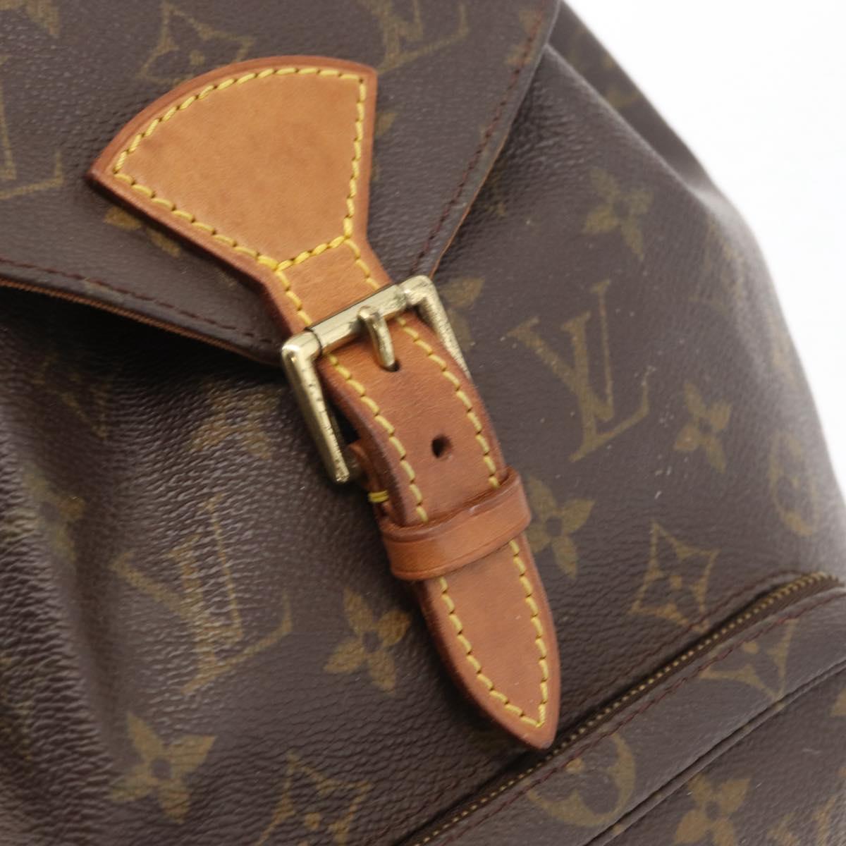 LOUIS VUITTON Monogram Montsouris MM Backpack M51136 LV Auth 176013