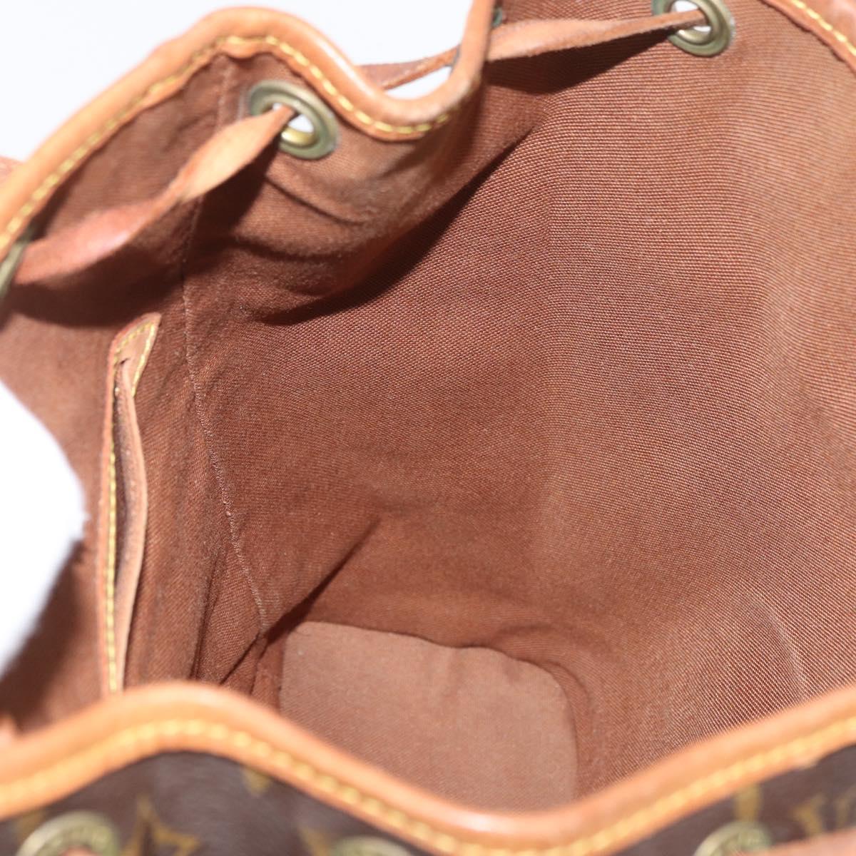LOUIS VUITTON Monogram Montsouris MM Backpack M51136 LV Auth 176013
