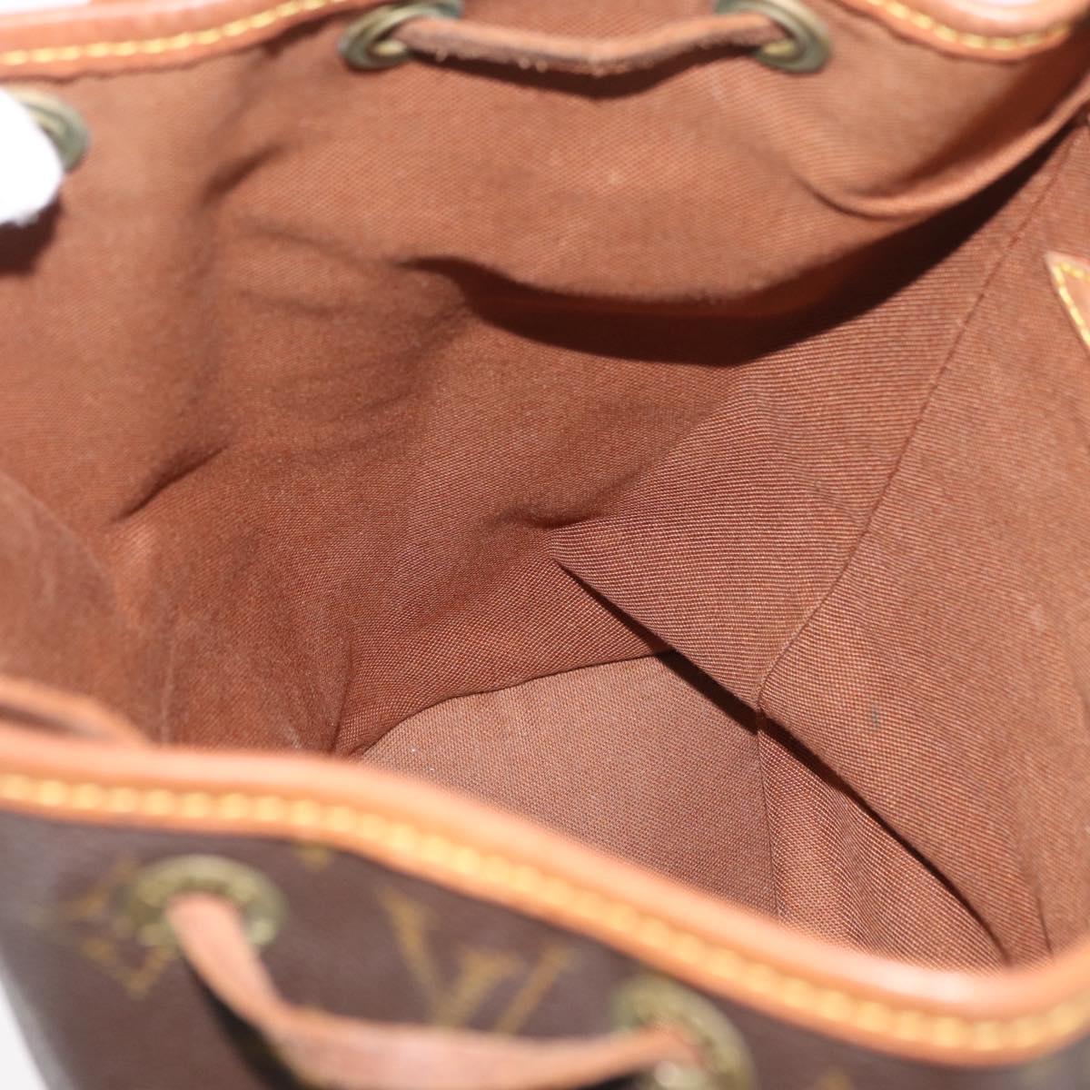 LOUIS VUITTON Monogram Montsouris MM Backpack M51136 LV Auth 176013