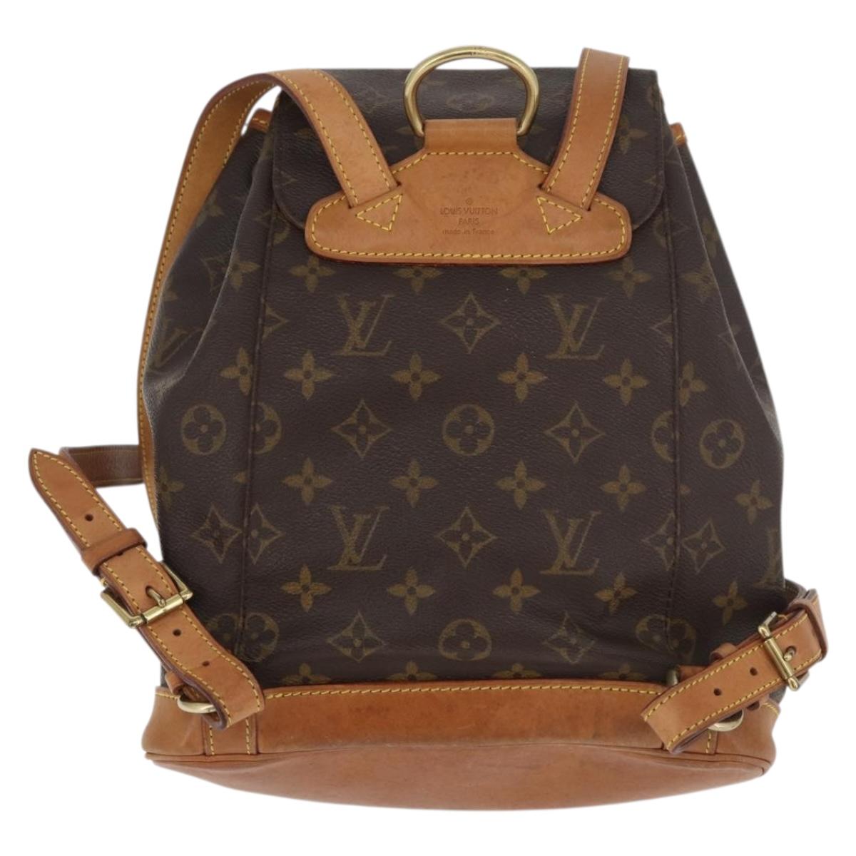 LOUIS VUITTON Monogram Montsouris MM Backpack M51136 LV Auth 176013