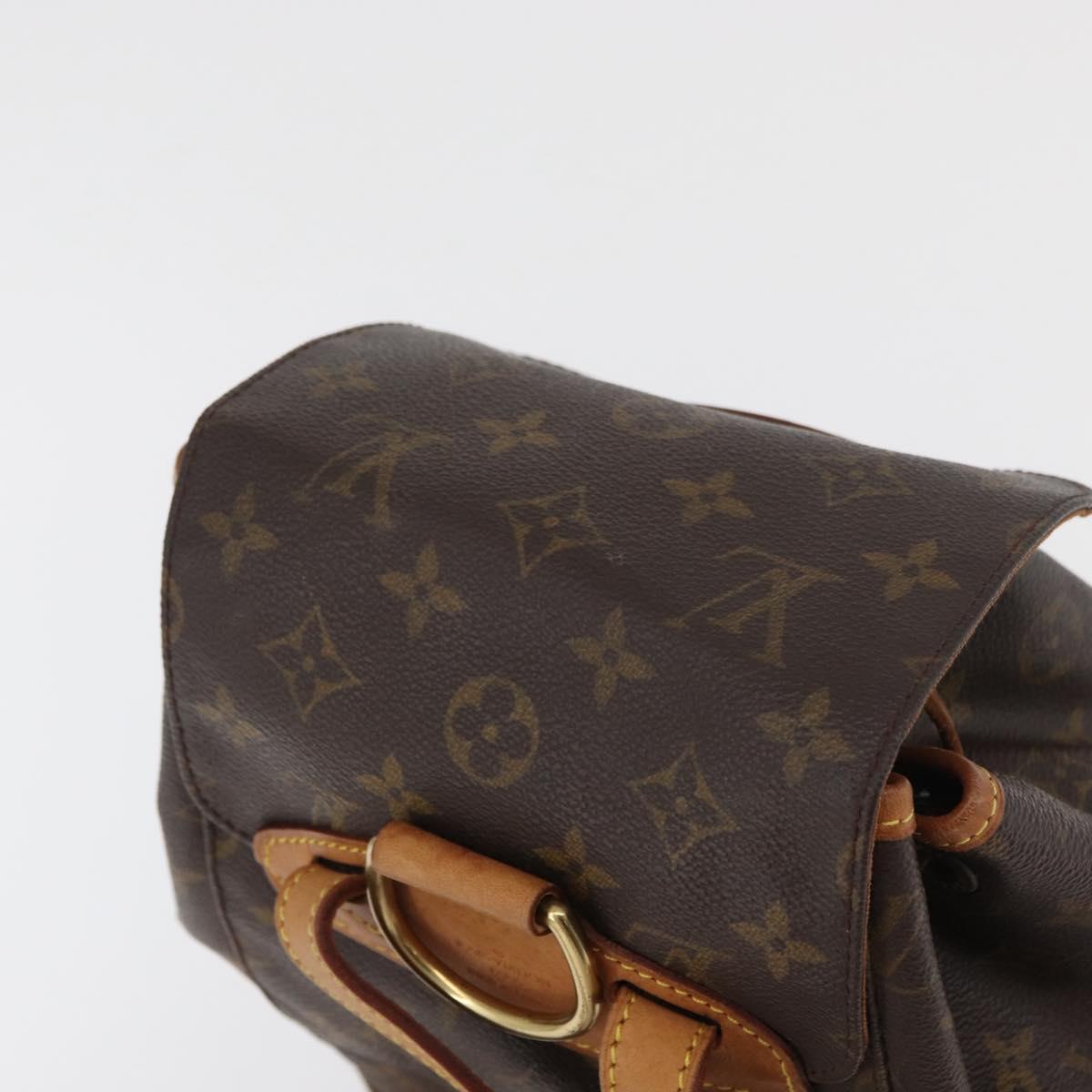 LOUIS VUITTON Monogram Montsouris MM Backpack M51136 LV Auth 176013