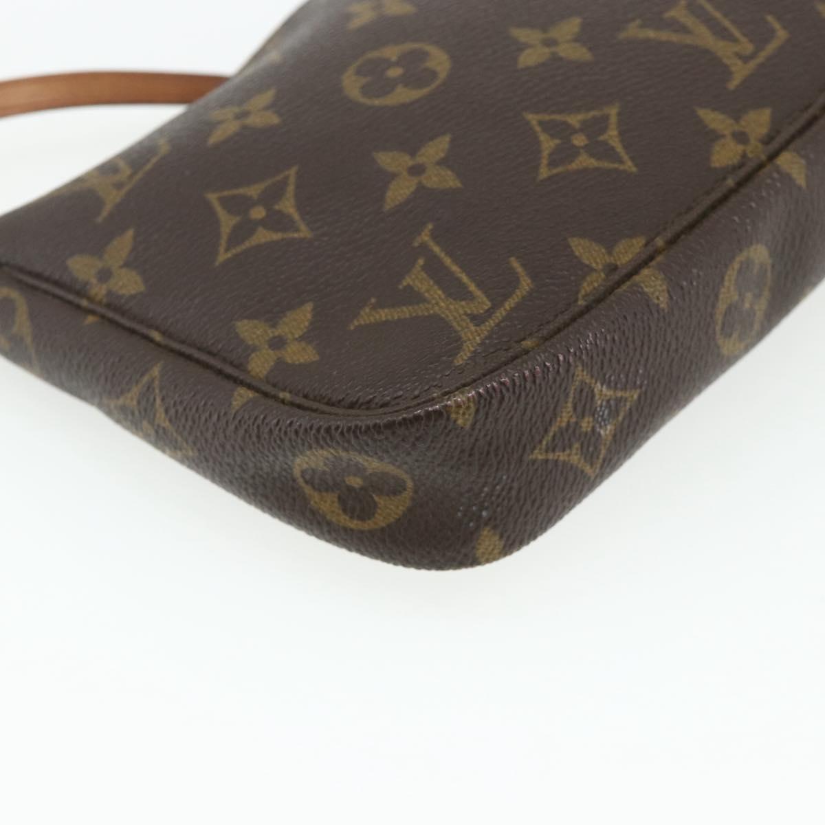 LOUIS VUITTON Monogram Pochette Accessoires Pouch M51980 LV Auth 176017A