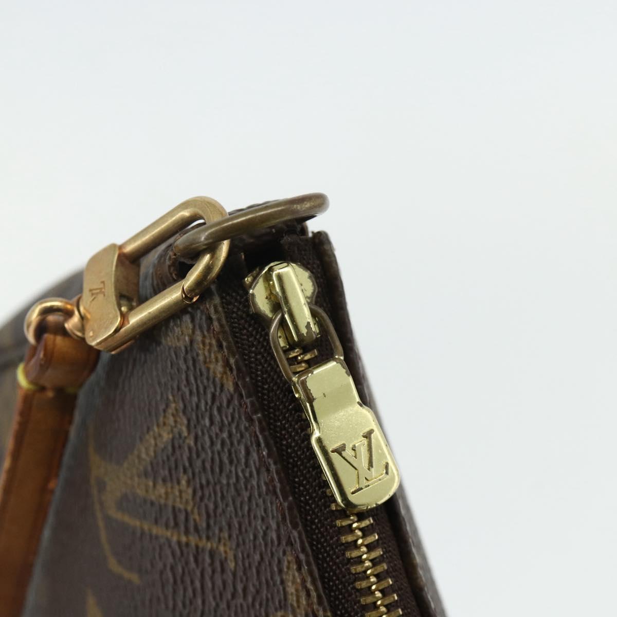 LOUIS VUITTON Monogram Pochette Accessoires Pouch M51980 LV Auth 176017A