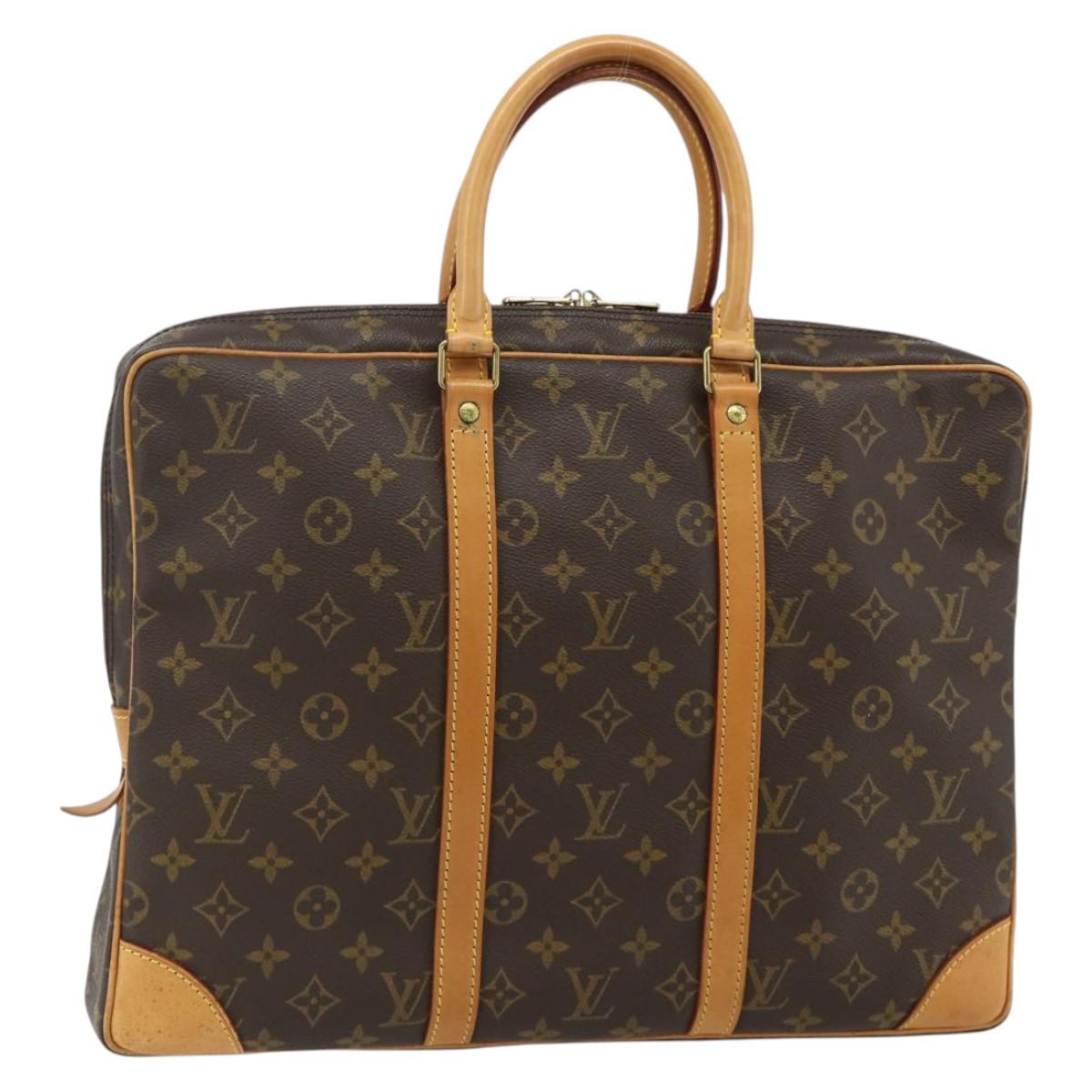 LOUIS VUITTON Monogram Porte Documents Voyag Bag M53361 LV Auth 176022A