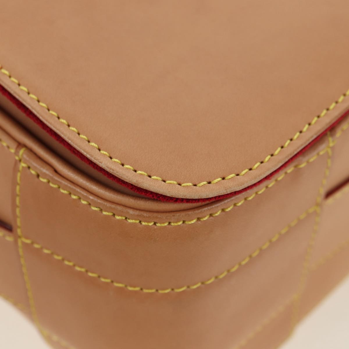 LOUIS VUITTON Nomad SPO Abbesses Shoulder Bag Beige LV Auth 176029SAV
