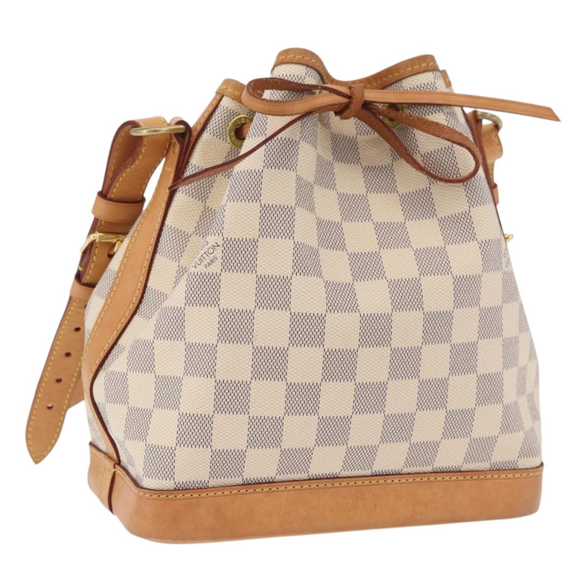 LOUIS VUITTON Damier Azur Noe BB Shoulder Bag N41220 LV Auth 176045A