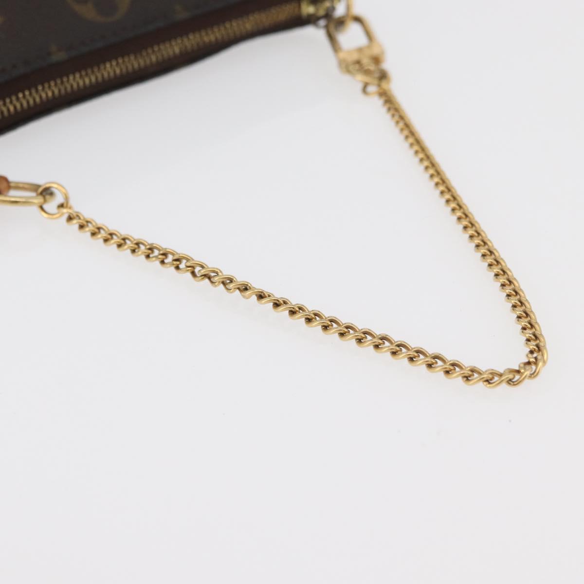 LOUIS VUITTON Monogram Mini Pochette Accessoires Pouch M58009 LV Auth 176073