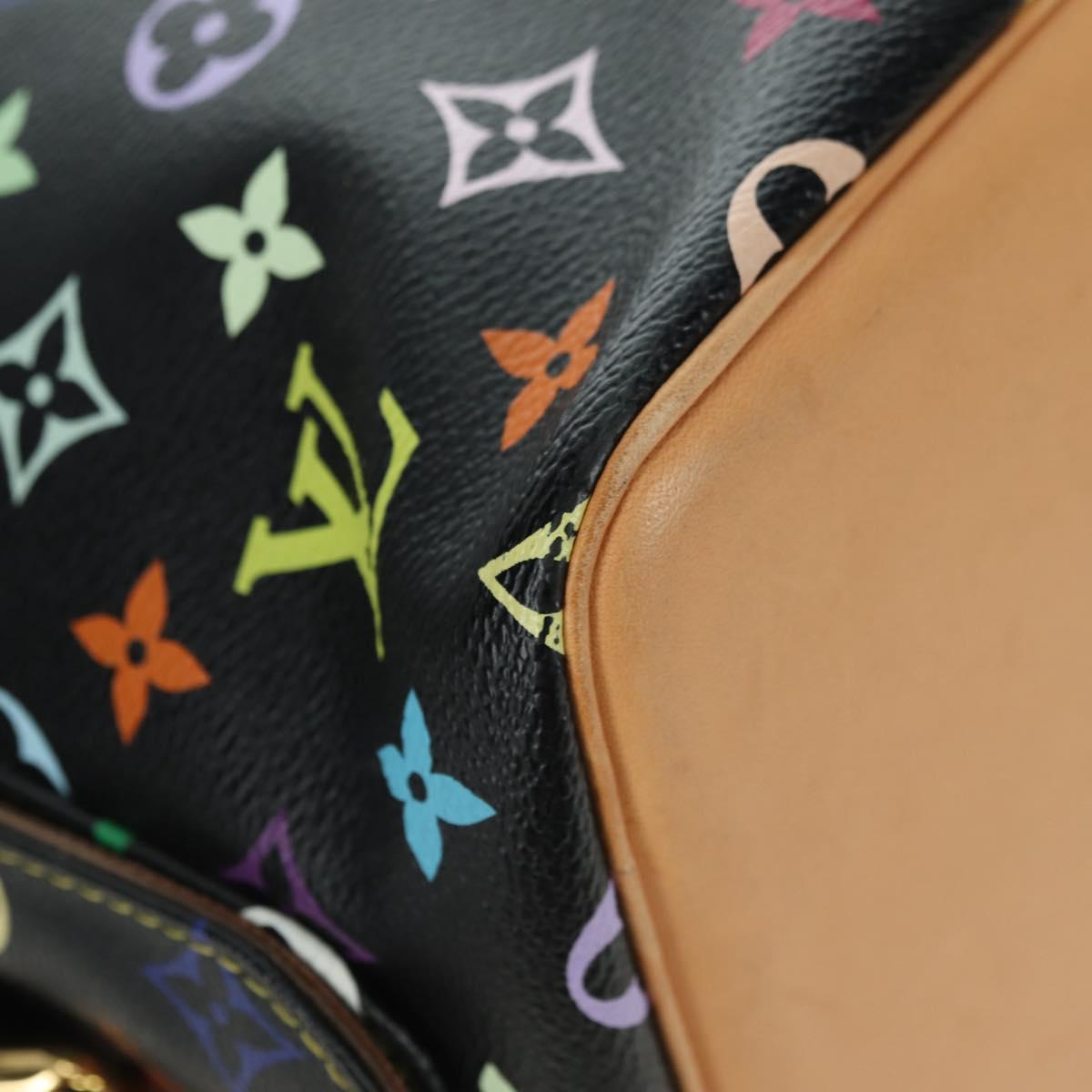 LOUIS VUITTON Monogram Multicolor Petit Noe Bag Black M42230 LV Auth 176094V