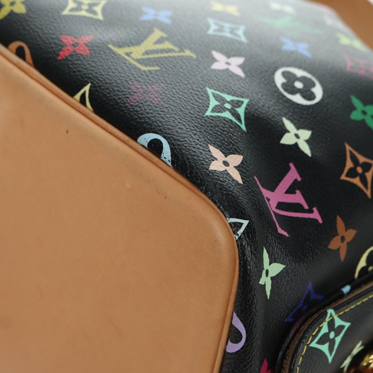 LOUIS VUITTON Monogram Multicolor Petit Noe Bag Black M42230 LV Auth 176094V